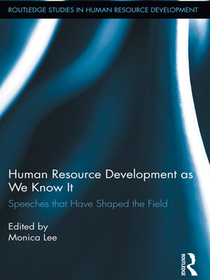 cover image of Human Resource Development as We Know It